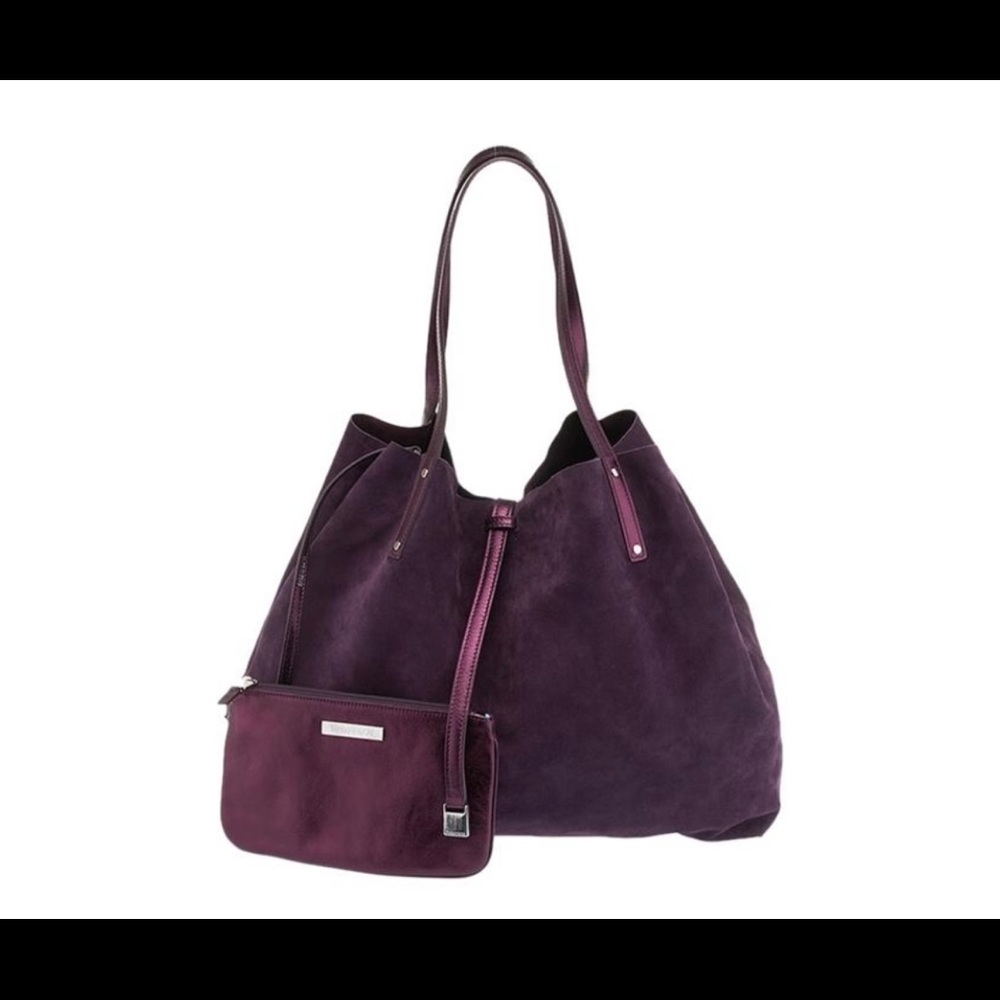 Tiffany and Co Reversible Purple Suede Tote